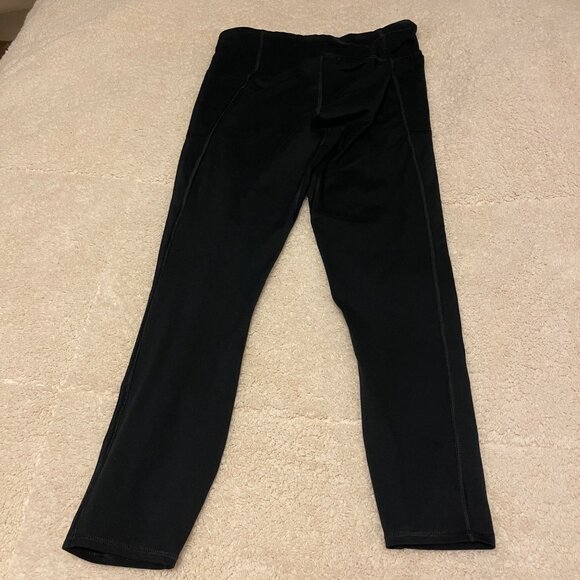 Under Armour Womens Black Compression Leggings With High Waist & Side Pockets Si - Picture 7 of 13
